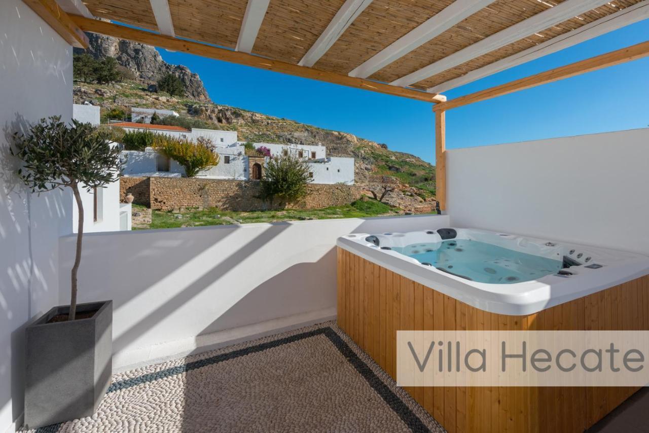 Lindos Amphitheater Villas And Apartments ภายนอก รูปภาพ