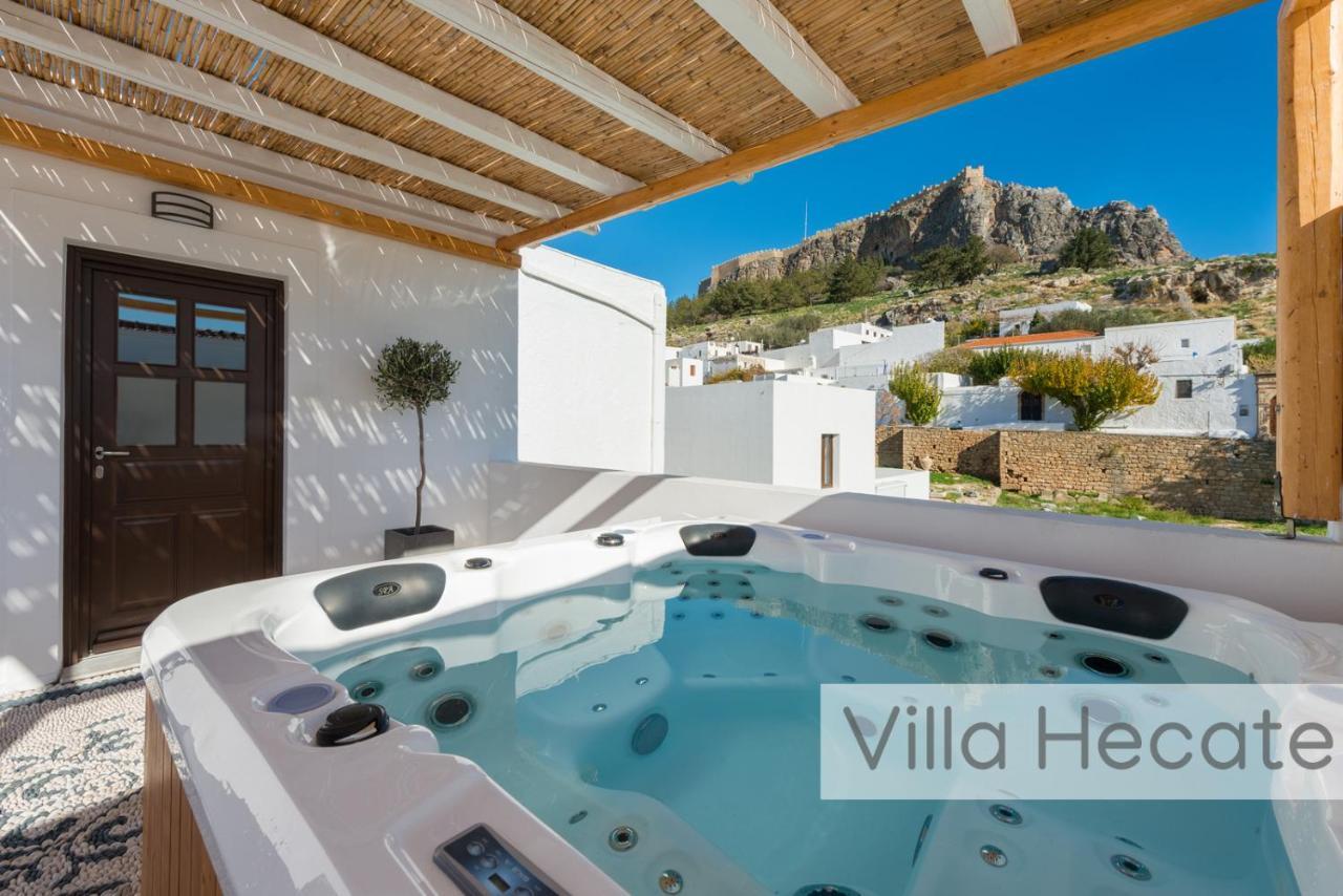 Lindos Amphitheater Villas And Apartments ภายนอก รูปภาพ